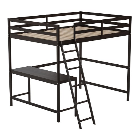 Lofted store bed frame