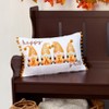 The Lakeside Collection Thankful Gnomes Embroidered Accent Pillows - 2 of 3