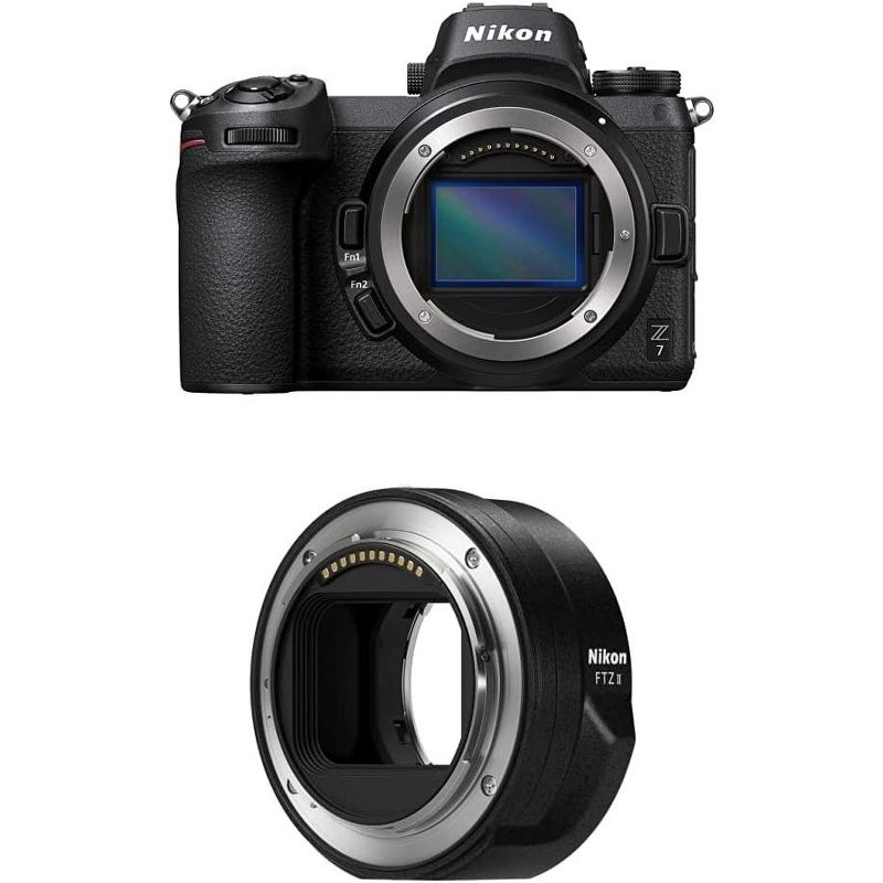 Nikon Z7 Full-Frame Mirrorless Camera Body, with Nikon Mount Adapter FTZ II, 1 of 2