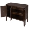 Accent Storage Cabinet MDF Storage Chest With Adjustable Shelf 3 Doors Kitchen Buffet Sideboard Entryway Console Table - 4 of 4