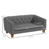 LAOTIES Raised Dog Sofa for Small and Medium Dogs,Elevated Dog Bed with Removable Washable Cushion,Anti Slip Pads - 3 of 4