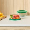 4pc (set of 2) 4c Round Glass Food Storage Container Set - Room Essentials™ - 2 of 3