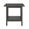 Classic Style Coffee Table and Two End Table Set Antique Gray Finish 3pc Occasional Table Set Wooden Transitional Living Room Furniture - 4 of 4