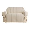 Sure Fit Heavyweight Cotton Duck Loveseat Cover: Machine Washable, Indoor Pet-Friendly Furniture Protector - 3 of 4