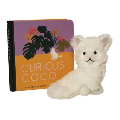 The Manhattan Toy Company Mini Cat Stuffed Animal and Board Book Gift Set