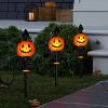 21" Jacks Lit Fence Stakes Halloween Decorative Prop - Hyde and EEK! Boutique™ - 2 of 4