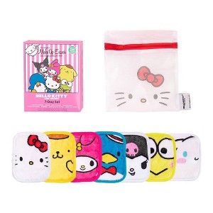 MakeUp Eraser Hello Kitty & Friends 7-Day Set Face Cleanser - 7ct - 1 of 4