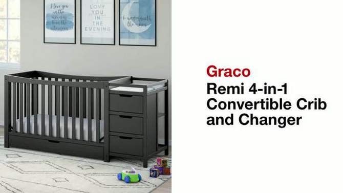 Graco Remi 4-in-1 Convertible Crib and Changer, 2 of 15, play video