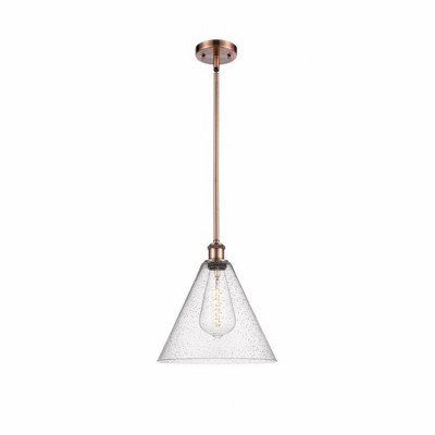 Berkshire - 1 Light Mini Pendant In Industrial Style-12.75 Inches Tall and 12 Inches Wide