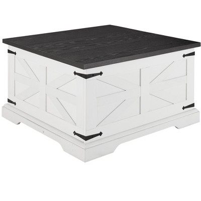 NicBex Square Wood Coffee Table Center Dining Table with Hinged Lift Top & Hidden Compartment for Living Room