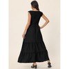 Seta T Women's Sleeveless Summer Scoop Neck Pockets Casual Maxi Dress - 4 of 4