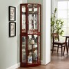 NicBex 72.00" 6-Tier Bookshelf with Lights & Mirrors & Shelves Bookcases for Living Room Home Office - 4 of 4