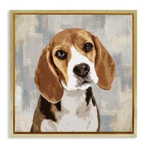 Stupell Industries Pet Beagle Patiently Waiting, 18" x 18" - 1 of 4