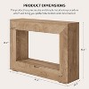 47 Inches Farmhouse Console Table, Wooden Entryway Console Table - 2 of 4