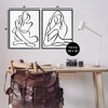 Stupell Industries Minimalist Female Figure 2pc Framed Giclee Art Set - 3 of 4