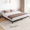 14 Inch Twin Bed Frame Metal Platform, Twin Bed Frame with Ample Storage, No Box Spring Needed and Steel Slat Support, Easy Assembly, Black - 4 of 4