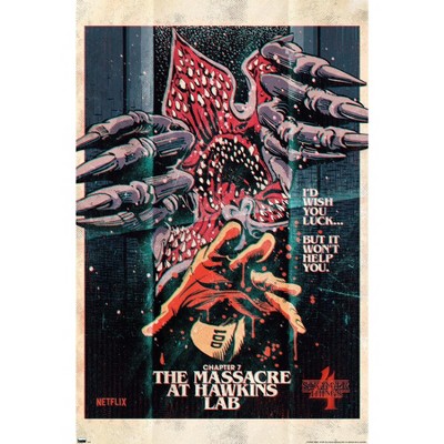 Trends International Friday The 13th - Slasher One Sheet Framed Wall Poster  Prints Black Framed Version 22.375 x 34