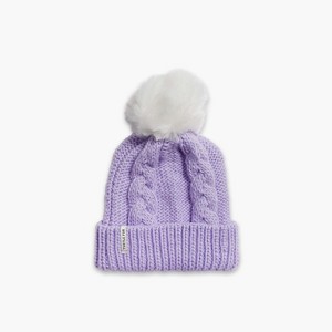 Turtle Fur Youth Girls Lizzy Faux Fur Pom Beanie - 1 of 4
