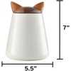 nambe Cat Treat Jar - 4 of 4