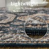 Acekool Runner/Area Rug, Washable Vintage Boho Design, Non-Slip, Stain Resistant for Living Room, Bedroom, Office - 2 of 4