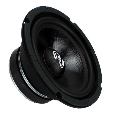 Pyle PDMR6 6.5 Inch 300W Peak Car Mid Bass MidRange Woofer Audio Speaker, 8 Ohm w/ 93 Decibel Sensitivity, 25 Oz Magnet Structure, Black