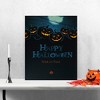 Northlight 23.5" Halloween Prelit LED Jack-O'-Lanterns Trick or Treat Canvas Wall Art - Blue/Black - 2 of 4