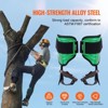 VEVOR Tree Climbing Spikes, 1 Pair Alloy Steel Climbing Spurs, 350lbs Load Capacity Tree Climbing Gear with Straps and Spike Protectors, Green - 3 of 4