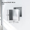 Stainless Steel Shower Niche, 12" X 12" No Tile Needed Recessed Shower Niche Shelf,Modern Wall Storage Niche for Bathroom Storage, Brushed - 2 of 4