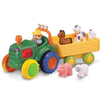 Kidoozie Funtime Tractor, Motorized Farm Playset with Animal Sounds, Ages 12 months and up