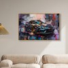 Art Remedy Porsche's Vibrant Lux Car Paintings Framed - 2 of 4