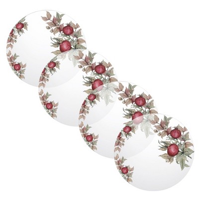 Waterdale Collection - Pomegranate Chargers