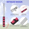 Unique Bargains Telescopic Handheld Stainless Steel Non-slip Grip Flag Pole 1 Pc - 3 of 4