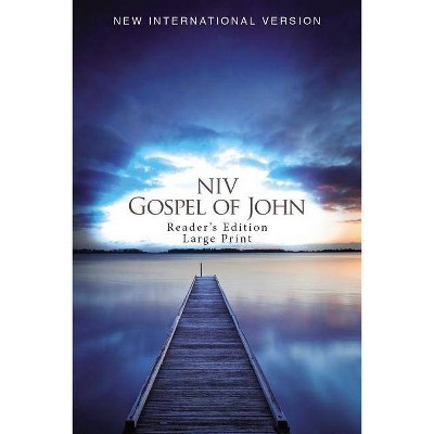 Gospel of John-NIV - Large Print by  Zondervan (Paperback)