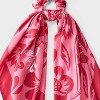 Abstract Silk Bow Hair Twister with Tails - A New Day™ Pink - 3 of 3