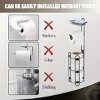 SEVOBAL Tissue Paper Roll Stand Shelf Bathroom Toilet Paper Storage Holder Floor Standing Toilet Paper Dispenser, Black, 14.04"*7.22"*2.34" - 4 of 4