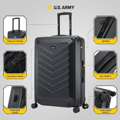 U.S. Army FOX Hardside Spinner Luggage - Thumbnail 4