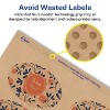 Avery Kraft Brown Oval Scalloped Labels with Sure Feed, 2" x 3" - 4 of 4