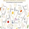 BRINJOY 26-Piece Kitchen Utensil Set - Heat Resistant Silicone Cooking Utensils with Stainless Steel Handles & Hooks (BPA Free) - 2 of 4