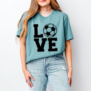Simply Sage Market Love Soccer Short Sleeve Tee - 1 of 4