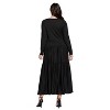 L I V D Women's Tiered Maxi Dress with Long Sleeves - 3 of 3