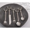 Saro Lifestyle Reindeer Flatware, Silver (Set of 5) - 3 of 3