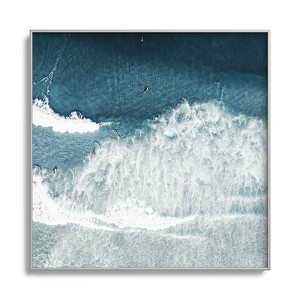 Ingrid Beddoes Ocean Surfers Metal Framed Art Print - Deny Designs - 1 of 4