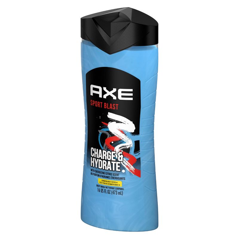 Axe Sport Blast Clean + Recharged 2-in-1 Body Wash Soap + Shampoo - 16 fl oz, 5 of 6