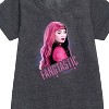 - Monster High - Fangtastic Graphic Short Sleeve Fleece Dress - 2 of 3