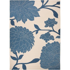 Courtyard CY7321 UV & Stain Resistant Non-Shedding Power Loomed Indoor/Outdoor Rugs - Safavieh - 1 of 4