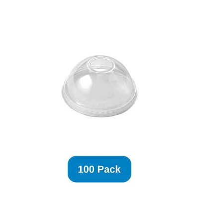 World Centric Dome Lid Fits 10-24 oz Cold Cup - Pack of 100