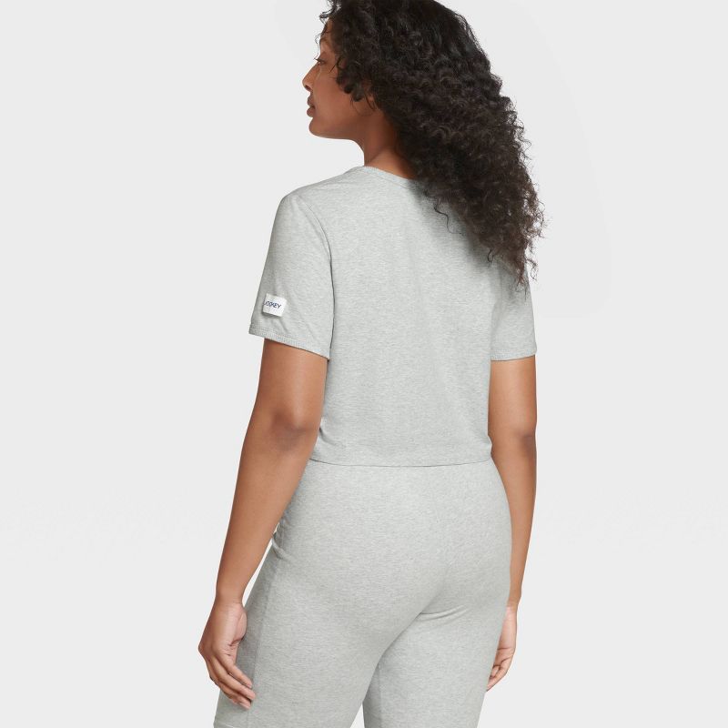 Jockey Generation™ Women's Organic Cotton Stretch Cropped T-Shirt, 2 of 6