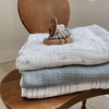 Ely's & Co. Cotton Muslin Swaddle Blanket  Blue Star Collection 3 Pack - 2 of 4