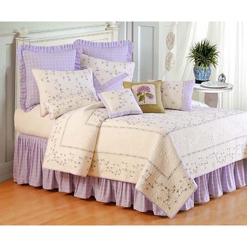 lavender bed set twin xl