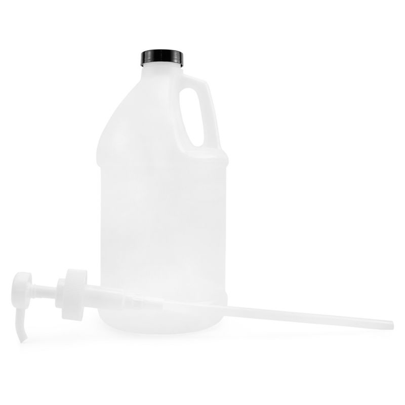 Cornucopia Brands Half Gallon Plastic Jug w/Pump 64oz/2 Quart Bottle w/ Pump Top for DIY Hot Sauce, Soap, Etc, 5 of 7